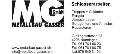 Metallbau Gasser GmbH, Nunningen